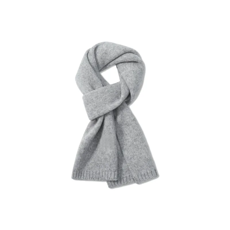 SEPTWOLVES Sheep Wool Knit Scarf Scarf WO Unisex Milk Coffee/Dark Coffee/Dark Gray/Light Gray/Latte/Maple Orange-4