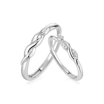 KADER 925 Sterling Silver Rings Unisex Silver