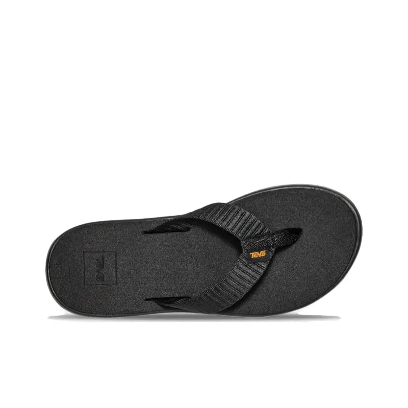 Teva Abrasion-Resistant Slip-Resistant Flip Flops Women's Black-3