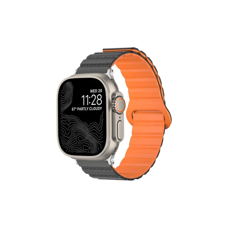 CHUANGYIDA Apple Compatibility Watch Band 145~230mm Silicone Material-5