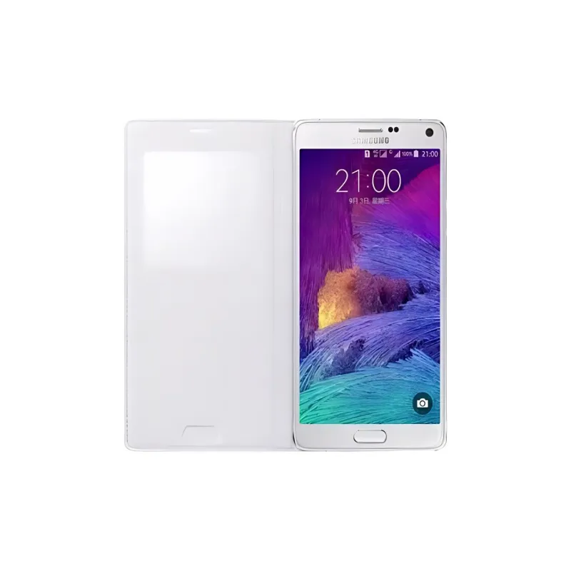 SAMSUNG Imitation Leather Material Smart Windows Phone Cases Compatible With N9100/N9108/note4 Business Formal-2