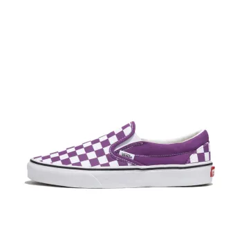 Vans Slip on Anti Slip Wear Resistant Low Top Skateboard Shoes Unisex Purple