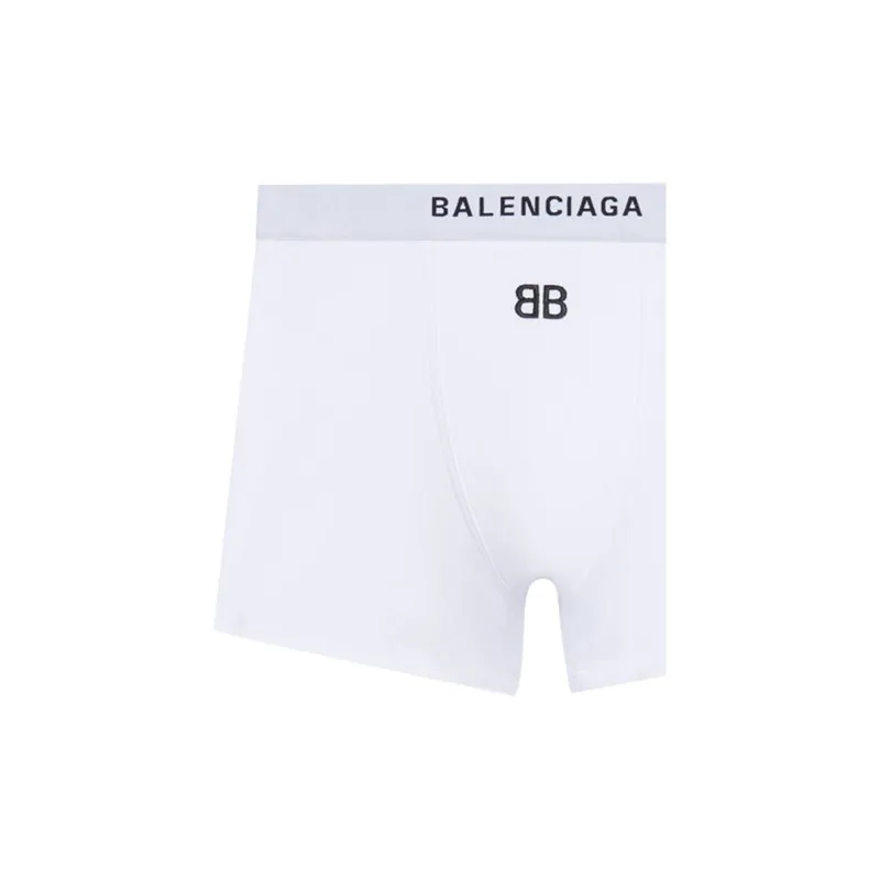 Balenciaga Sports Slip Shorty 'White'-2