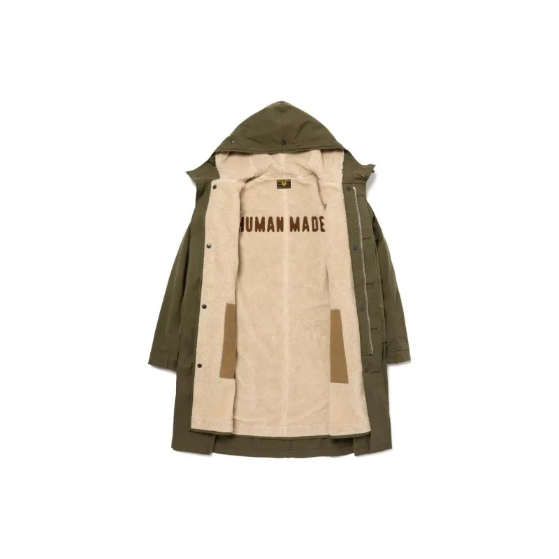 HUMAN MADE FW24 Autumn/Winter Collection Coats Unisex Olive Green-4