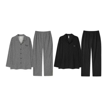 Cotton Gene Pajama Set Men's Combo Set
