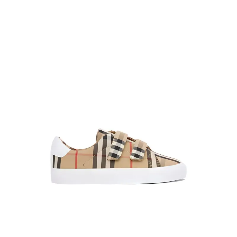 Burberry Low Top Kids' Skateboarding Shoes Archive Beige Kids'-1