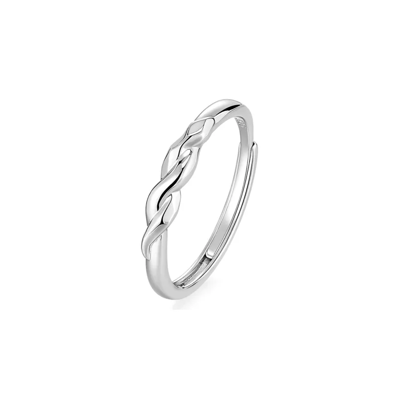 KADER 925 Sterling Silver Rings Unisex Silver-1