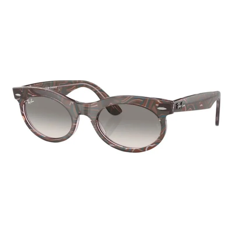 RayBan Propionic Acid Oval Sunglasses Men's Pink-1