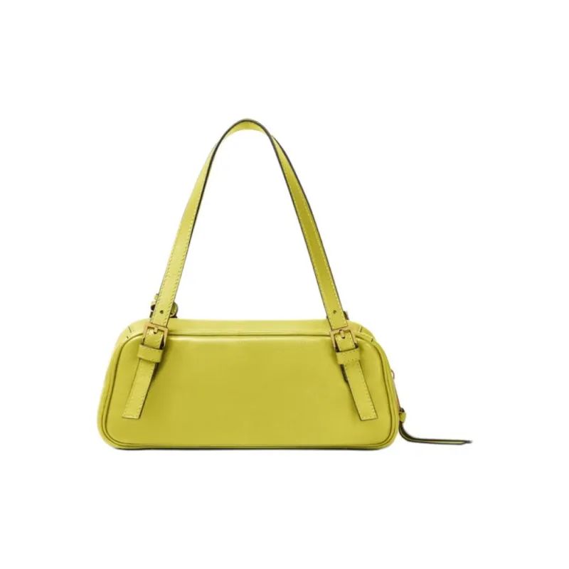 VERSACE Tag Lambskin Bowling Bag, Handbag, Shoulder Bag Women's Green-2