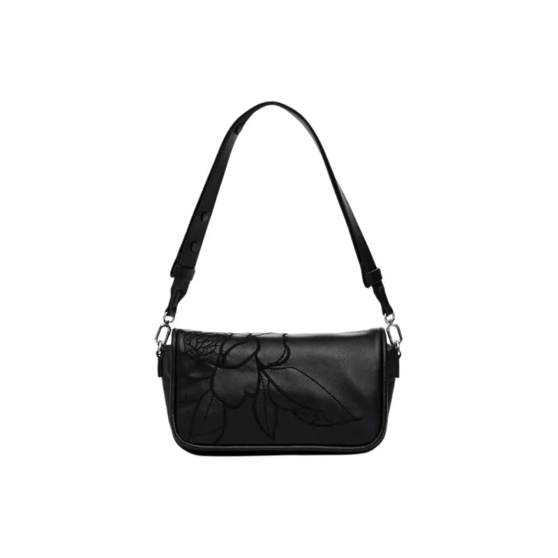 Desigual PU Shoulder Bag Regular Women's Black-0