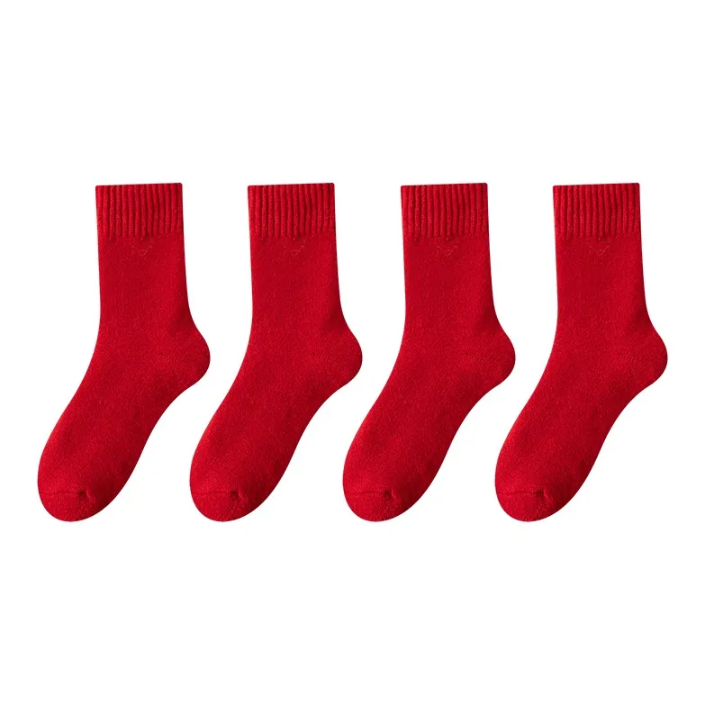 MIIOW Mid Calf Socks Unisex 4 Pack-23