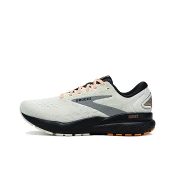 Brooks Cushioning Wear Resistant Low Top Marathon Running Shoes Women's Ecru