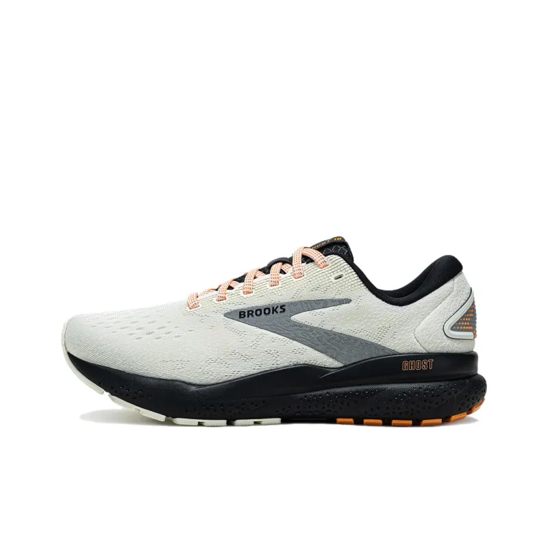 Brooks Cushioning Wear Resistant Low Top Marathon Running Shoes Women's Ecru-0