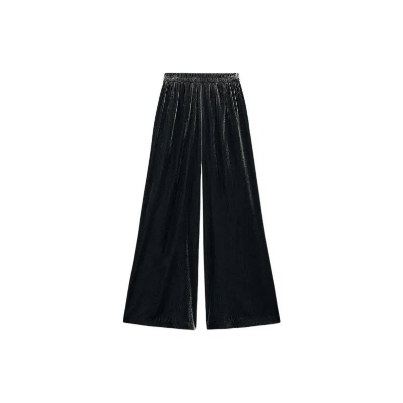 ZARA ZW Series Pajama Pants Women's Gray-1