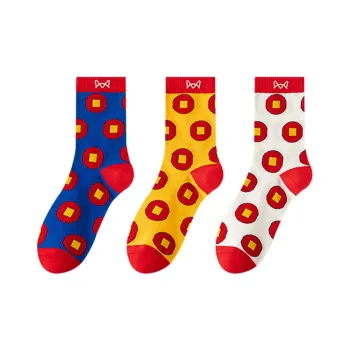 MIIOW Mid Calf Socks Unisex 3 Pack