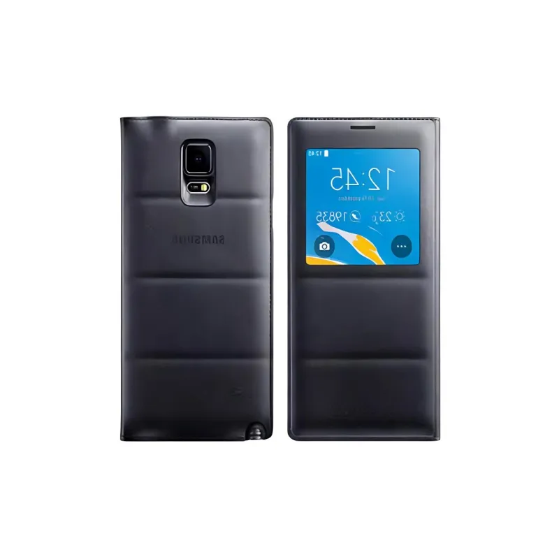 SAMSUNG Imitation Leather Material Smart Windows Phone Cases Compatible With N9100/N9108/note4 Business Formal-4