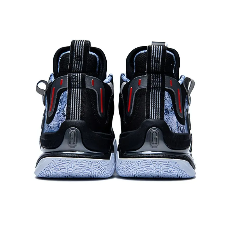 361° AG1 Pro Xingji Camouflage Low Top Performance Basketball Shoes Men's Black Gray-2