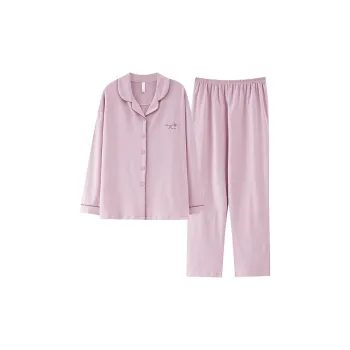 Lan Miao Pajama Set Women's Barbie Pink