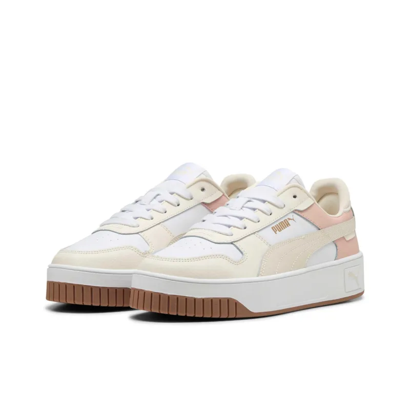 PUMA Warm And Wear-Resistant Low-Top Skateboard Shoes Women's Ecru-3