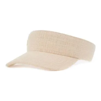 Valentino VLogo Plaque Curved Wide Hem Visor