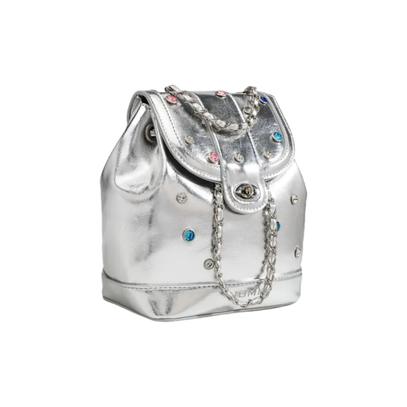 DALO PU Handbag One Shoulder Backpack Women's Multicolor-11