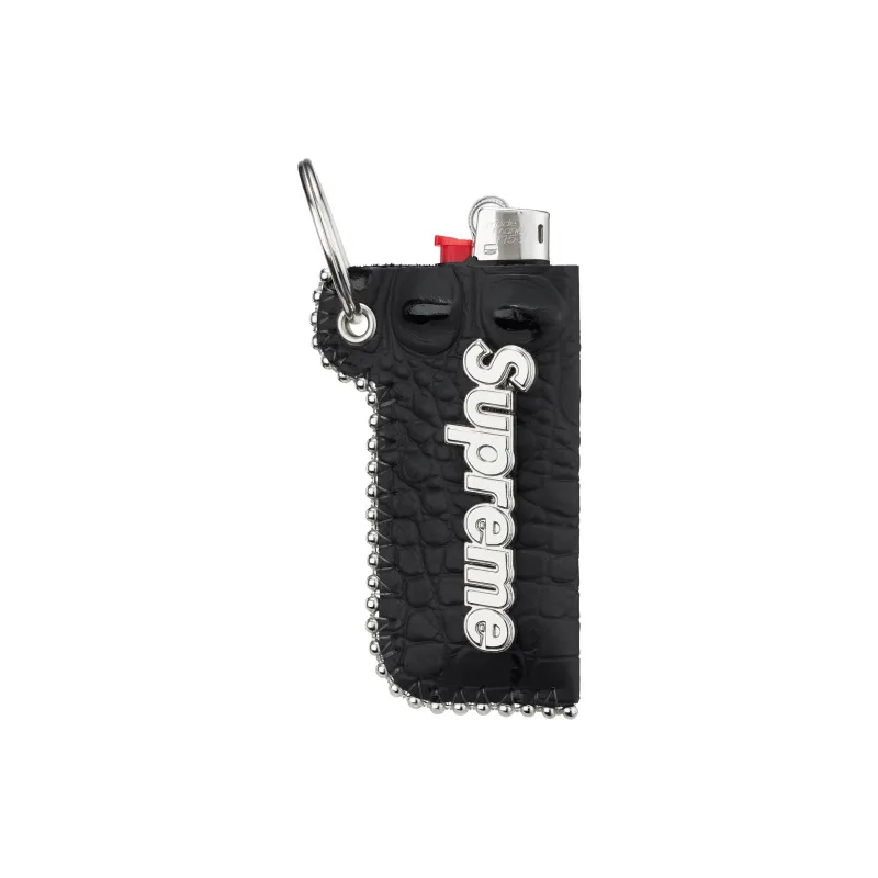 Supreme B.b. Simon Leather Lighter Case Keychain-0