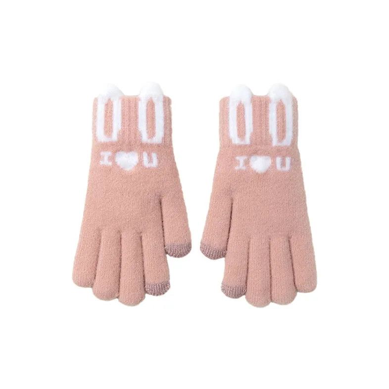 YUZHAOLIN Acrylic Knit Gloves Unisex-1