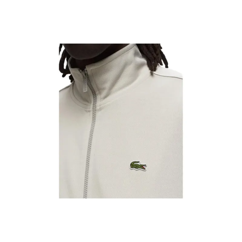 LACOSTE Logo print Zipped Sweater-1