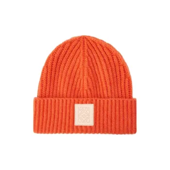 LOEWE Cashmere Beanies Women's Orange