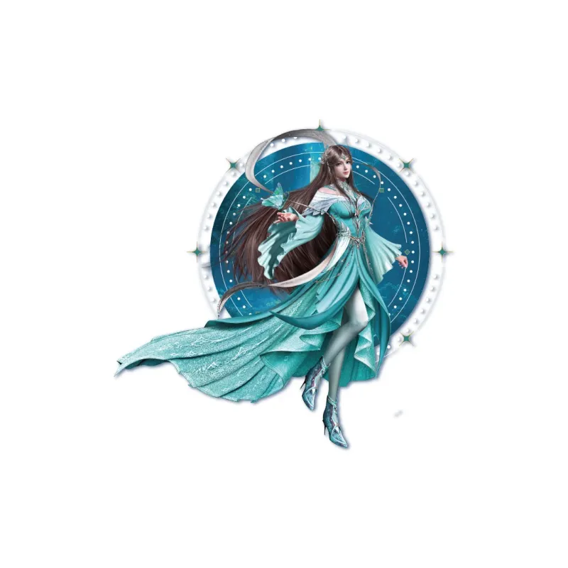 TENGXUNSHIPINCAOCHANGDI Douluo Continent Characters Deity Collection Tang San Xiaowu Laser Ticket Standee Badges-8