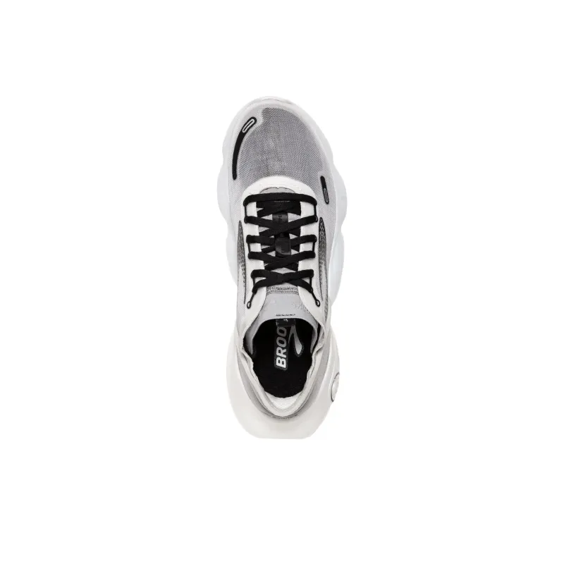 Brooks Anti Slip Wear Resistant Low Top Casual Running Shoes Women's White Black-3