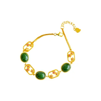 Jade Ink Love Classic Chinese Style Minimalist Style Jasper Unisex
