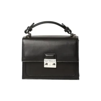 MAC DOUGLAS Coated Canvas Shoulder Bag, Crossbody Bag, Handbag Mini Women's Black