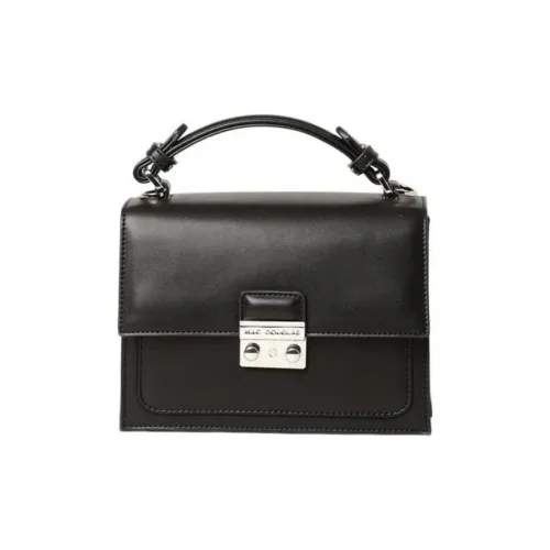 MAC DOUGLAS Coated Canvas Shoulder Bag, Crossbody Bag, Handbag Mini Women's Black
