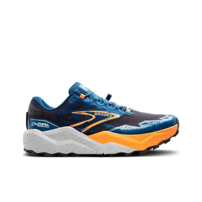 Brooks Cushioning Wear Resistant Low Top Trail Running Running Shoes Men's Blue Black-1