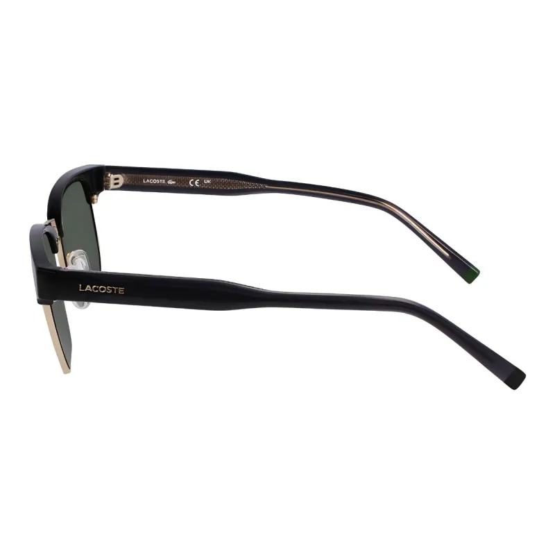 LACOSTE Injection Molded Rectangular Sunglasses Men's Black-3