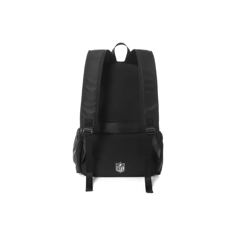 NFL Fabric Backpack Laptop Backpack Regular Unisex Black-4