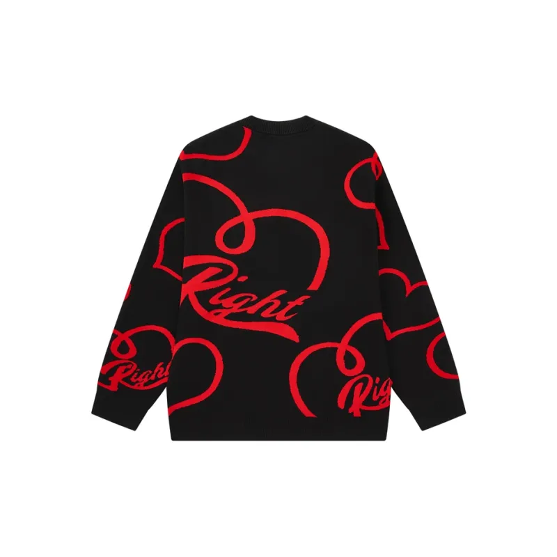 PEAK RIGHT Series Sweater Unisex Black-1