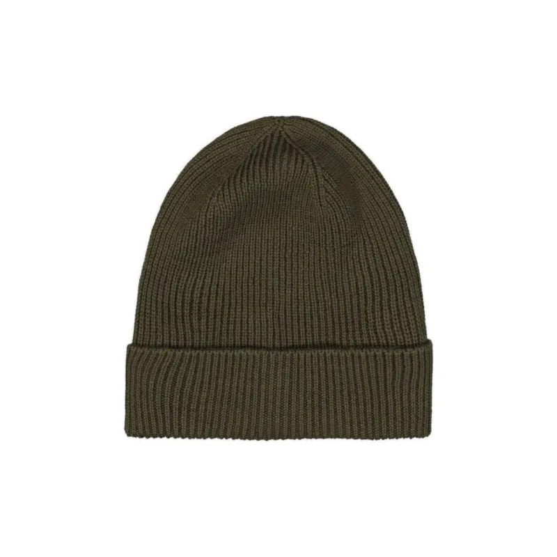 Moncler Logo Patch Ribbed Knit Beanie-1