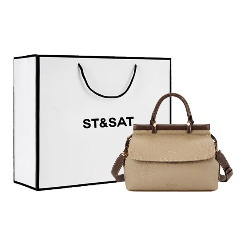 ST&SAT Cow Leather Shoulder Bag Crossbody Bag Handbag Regular Women's Multicolor-8