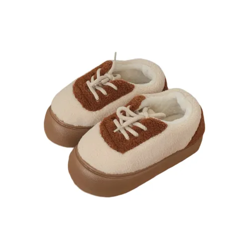 SHIGUDE Cotton Slippers Women's Brown