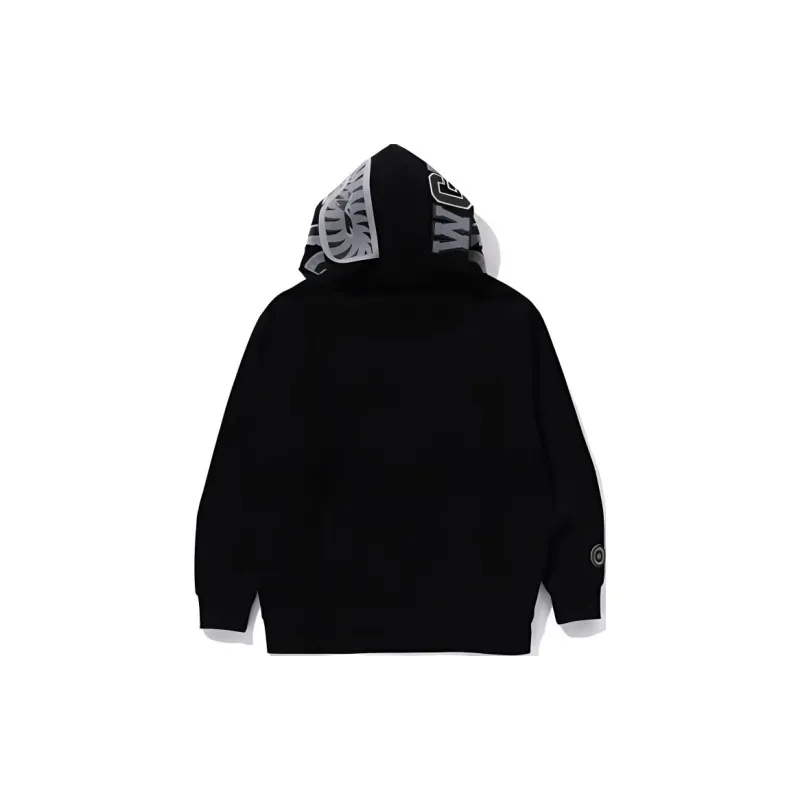 A BATHING APE One Point Ape Head Shark Relaxed Fit Full Zip Hoodie-3
