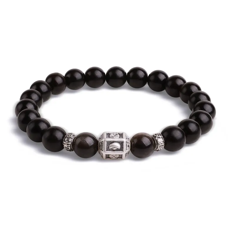 MUSHENGYUAN Ebony Bracelets Unisex-0