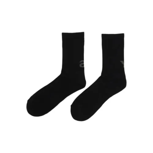 Yohji Yamamoto x CHICSTOCKS Mid-Calf Socks Unisex 1 Pack Black