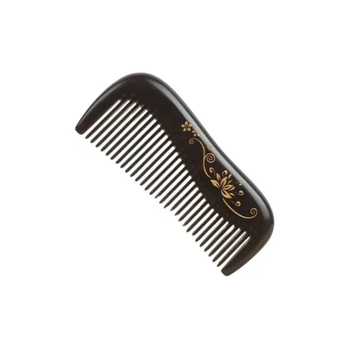 XIBI Exquisite Handicrafts Ebony Wooden Comb Massage Scalp Hair Growth