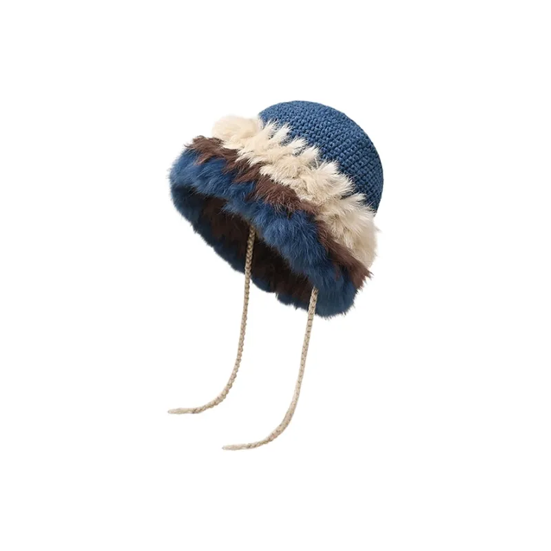 BAGGL Rabbit Fur Beanies Unisex Gift Box Set-2