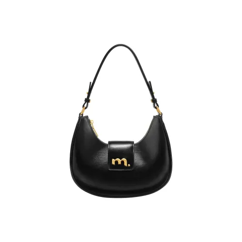 Miao Di Smooth Calf Leather Handbag, Shoulder Bag, Crossbody Bag Regular Women's Black/White/Red
