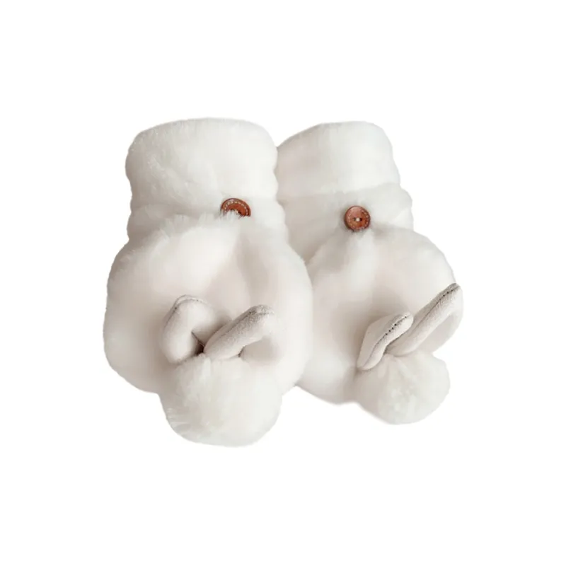 YUZHAOLIN Plush Knit Gloves Unisex-0