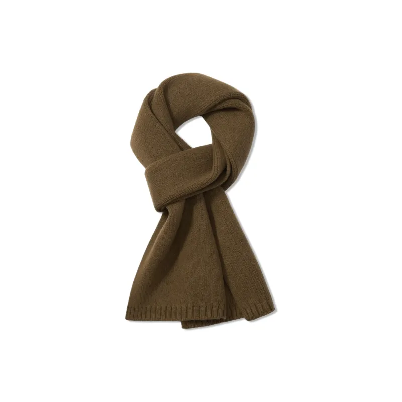 SEPTWOLVES Sheep Wool Knit Scarf Scarf WO Unisex Milk Coffee/Dark Coffee/Dark Gray/Light Gray/Latte/Maple Orange-5