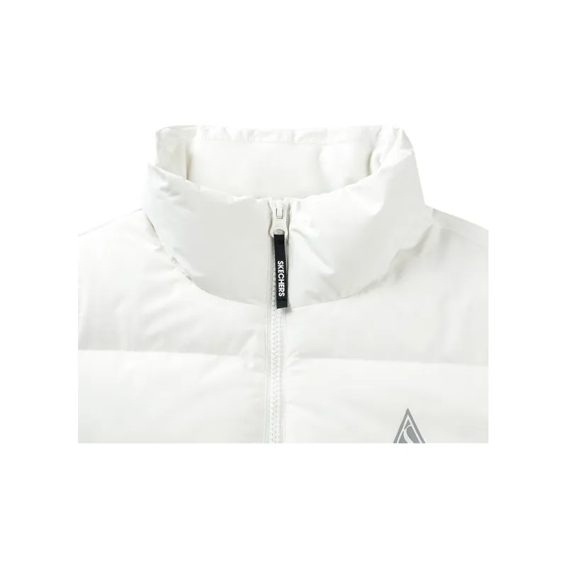 Skechers Down Jacket Unisex Marshmallow White-3
